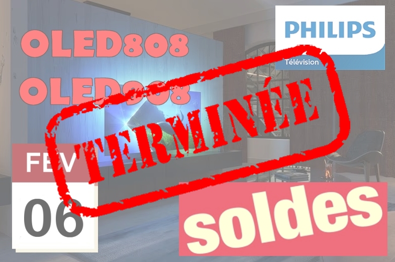 Philips 4K OLED 808 908 (2023) - Commandes Groupées