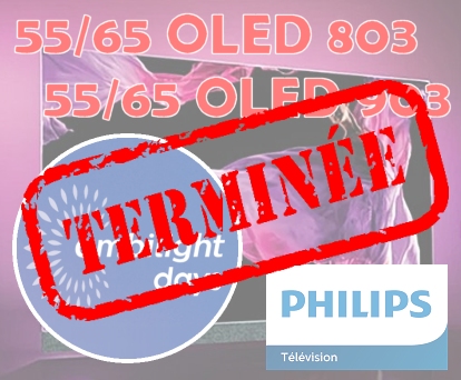 Philips OLED 4K SERIE 803-903- Commandes Groupées