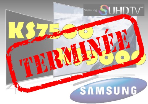 Commande Groupée Samsung UHD Séries KS7500 KS9000