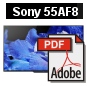 Sony OLED AF8 - Commandes Groupées Sony KD55AF8