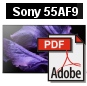 Sony OLED AF9 - Commandes Groupées Sony KD55AF9